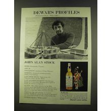 1973 Dewar's White Label Scotch Ad - John Alan Stock