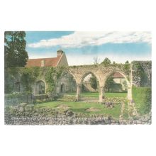 CHAPTER HOUSE ARCHES, BEAULIEU ABBEY, Hampshire unused postcard J Salmon =