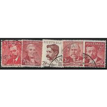 1947/1950 5 different values - fine used (o)