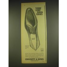1963 Crockett & Jones Grenville Shoes Ad - Very Very Good Shoes
