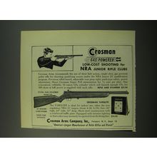 1953 Crosman Model 114 Pellet Rifle and Targlite Target Advertisement