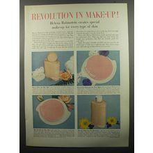 1951 Helena Rubinstein Make-up Ad - Revolution in make-up!