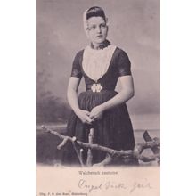 Walchersch Costume Holland Old Dutch Fashion Postcard