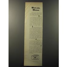 1953 Nation's Business Magazine Advertisement - Move over, Miriam
