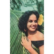 Miss Finland in Jamaica Beauty Queen Rare Postcard