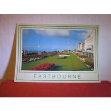 CARPET GARDENS, EASTBOURNE, SUSSEX used postcard by Leo Cards 1991 pm =
