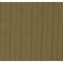 Vintage Moda Flannel Fabric, red/olive stripe, 45"x19 1/2" [id:7]