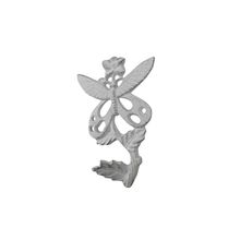 Pack Of 2] Whitewashed Cast Iron Butterfly on a Branch Decorative Metal Wall...