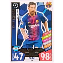 Match Attax Champions League 2017/18 17/18 Lionel Messi UCL All Star X1