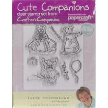 Cute Companions Stamp Set. Stamping Cardmaking Scrapbooking Crafts