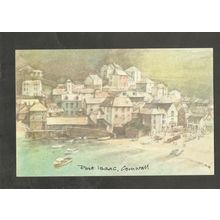 Postcard Cornwall Port Issac Watercolour by David Skipp