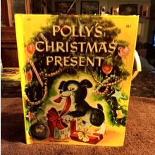 Wonder Book Series Polly's Christmas Present By Irma Wilde 1953 Great Condition