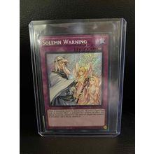 Solemn Warning - RA02-EN078 - Secret Rare - 1st Edition 25th Anniversary Rarity