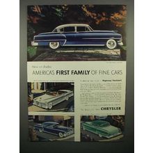 1953 Chrysler Car Ad - New Yorker, Imperial, Windsor