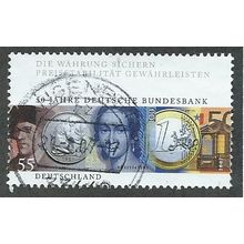GER 2007 55c '50TH ANN OF THE BUNDESBANK' FINE USED (EBID48-609)