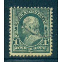 Used 279 1c Benjamin Franklin Average M04522