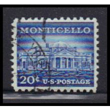 Used 1047 20c Monticello Very Fine KA9226