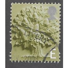 ENGLAND 'E' 'OAK TREE' (EN3) FINE USED (EBID76-239)