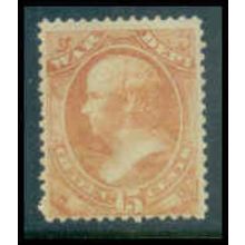 O90 15c Franklin 'WAR' Barely Clears MHR C3494
