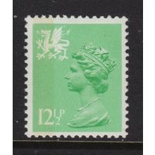 W37 12½p Light Emerald WALES - Unmounted Mint