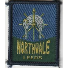 Scout Badge UK - Northvale Leeds - Blue Version - Black Back (BY199)
