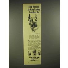 1946 Kellogg's Gro-Pup Dog Food Ad - Great Dane