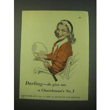 1953 Churchman's No.1 Cigarettes Ad - Darling - do give me a Churchman's No.1