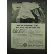 1961 Edison Electric Institute Ad - Clean House Heating