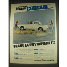 1963 Ford Consul Corsair Ad - Consul Corsair range Flair Everywhere