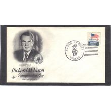 Event Nixon Inauguration 1338F 8c Flag (Cachet-U/A) CV01007
