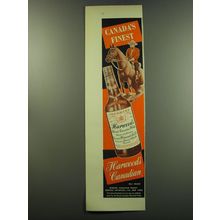 1949 Harwood's Canadian Whisky Ad - Canada's Finest