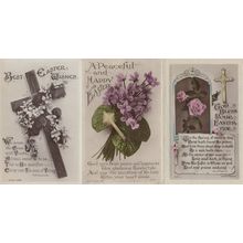 The Seal Of Victory Easter 3x Circa WW1 Antique Postcard s