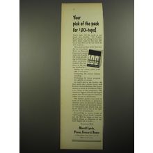 1956 Merrill Lynch Ad - Your pick of the pack for $30 - tops