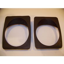 1971 CHRYSLER IMPERIAL DASH A/C VENT BEZELS #2936332 BURGUNDY OEM LEBARON