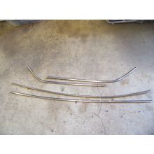 1968 CHRYSLER 300 2D FAST TOP DRIP RAIL TRIM OEM 4 PCS