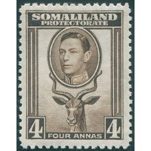 Somaliland Protectorate 1938 4a sepia SG97 unused
