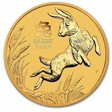 2023 Australia 1/10 oz Gold Lunar Rabbit BU (Series III)