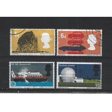 GB.British Technology set of 4.Phosphor Issue.Fine Used.Jul25a