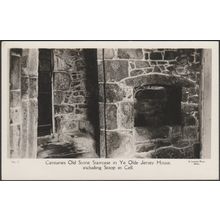 Centuries Old Staircase in Ye Olde Jersey House, c.1920 - Laurens RP Postcard