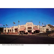 Postcard Nardini Lounge, Cafe and Restaurant, Largs, Scotland. Unposted
