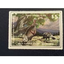 ICOLLECTZONE Wild Turkey Federation third Grand Slam Single VF NH