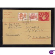 1981 SWITZERLAND P/PAID PC UPRATED DIETIKON PMK