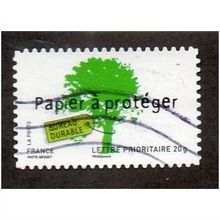 FRA 2008 (55c) 'SUSTAINABILITY -PAPER' FINE USED (EBID20786)