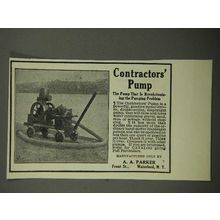 1911 A.A. Parker Contractors' Pump Ad