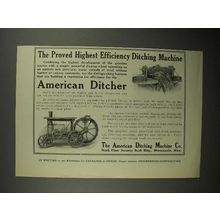 1911 American Ditching Machine Co. Ad - Ditcher