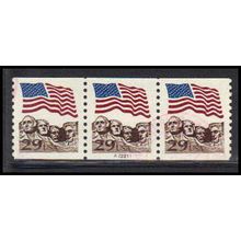 Used 2523A 29c U.S. Flag Very Fine PNC A22211/3 PA3008