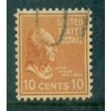 Used 815 10c John Tyler Fine NA1537