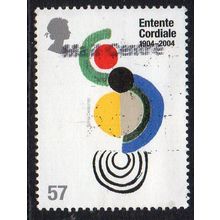 GB 2004 Centenary of the Entente Cordiale 57p Used