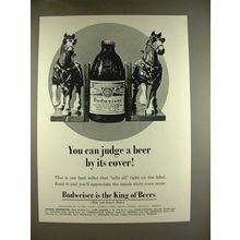1970 Budweiser Beer Ad - Judge By Its Cover
