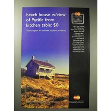 2004 MasterCard Ad - Beach House View of Pacific